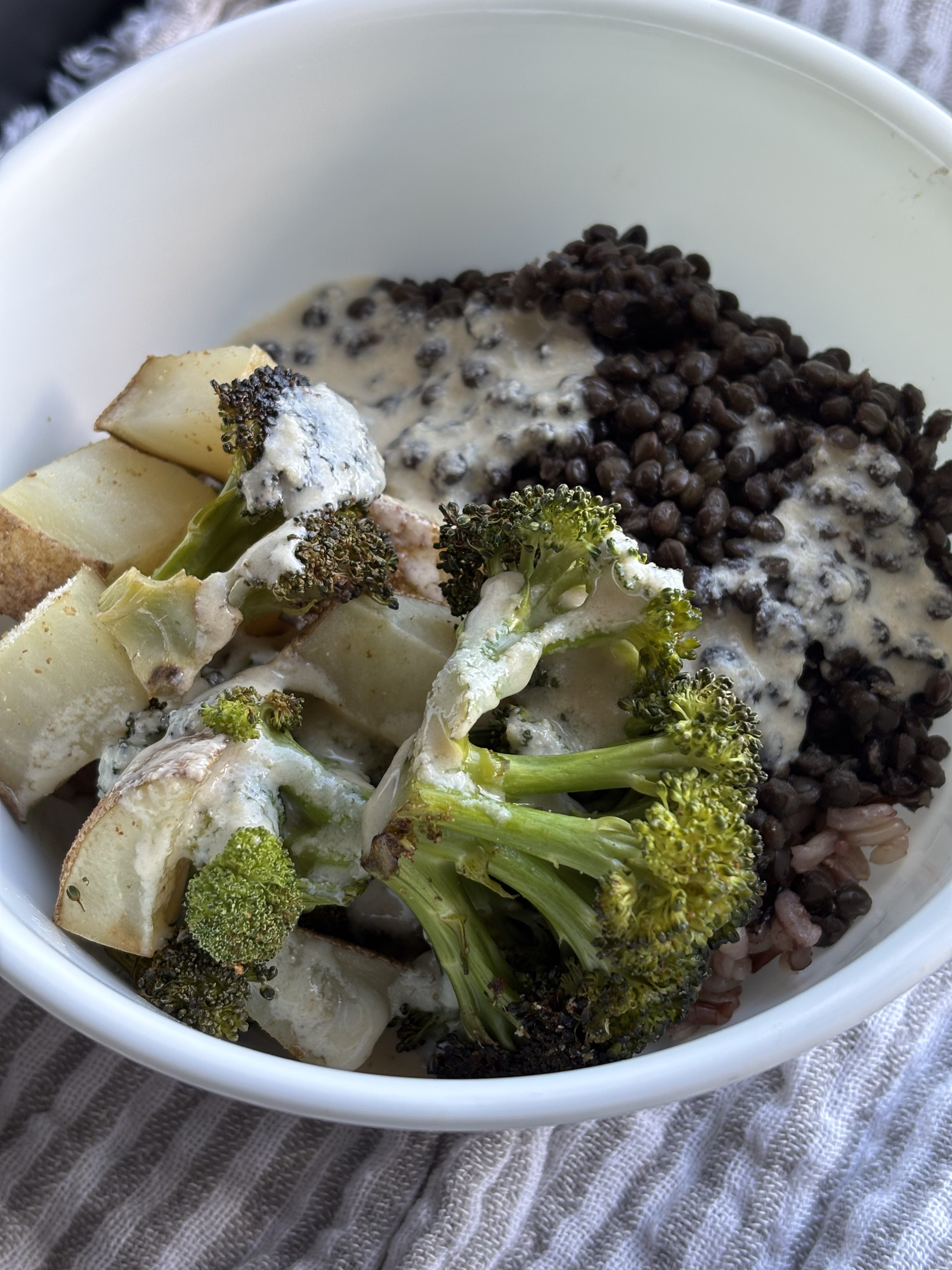 Warm Lentil Bowl Recipe for Meal Prep