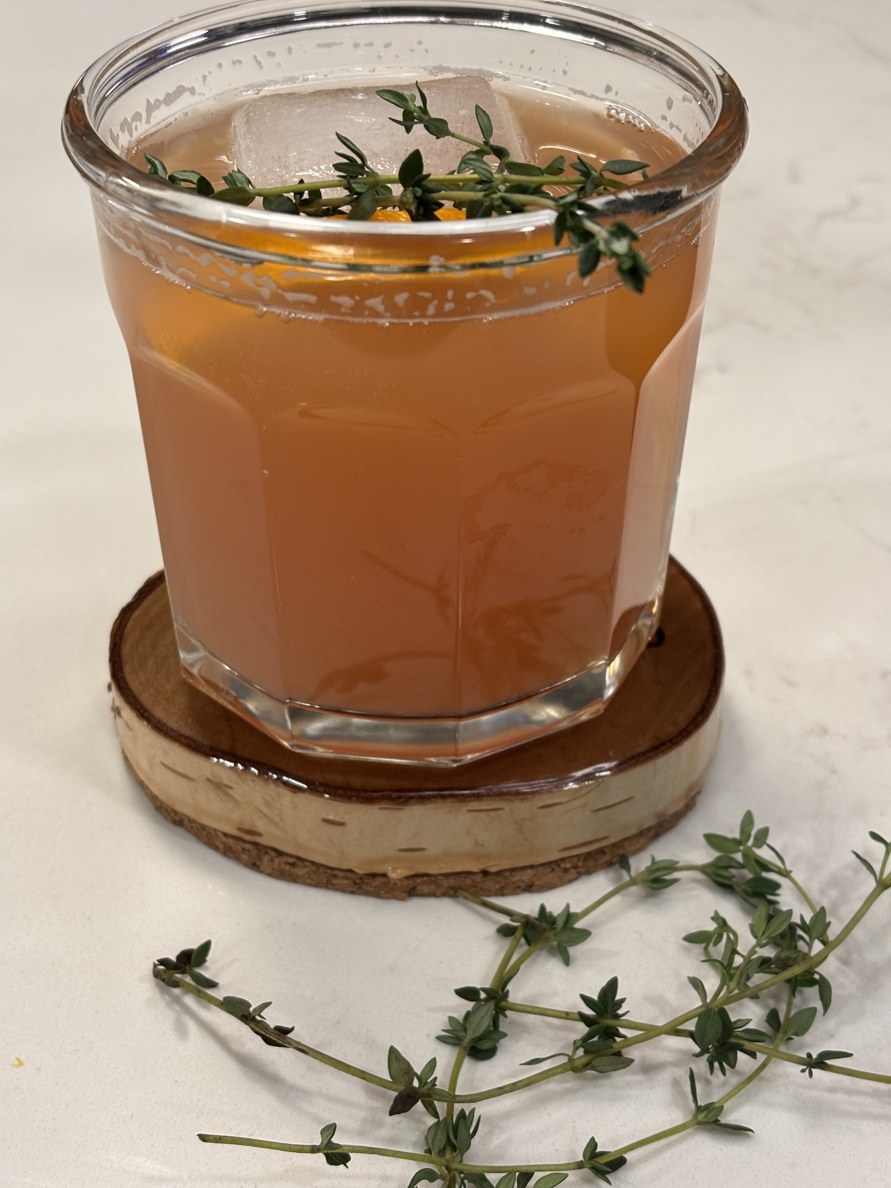 Dry January Mocktail Series #3: Hibiscus Orange Mocktail