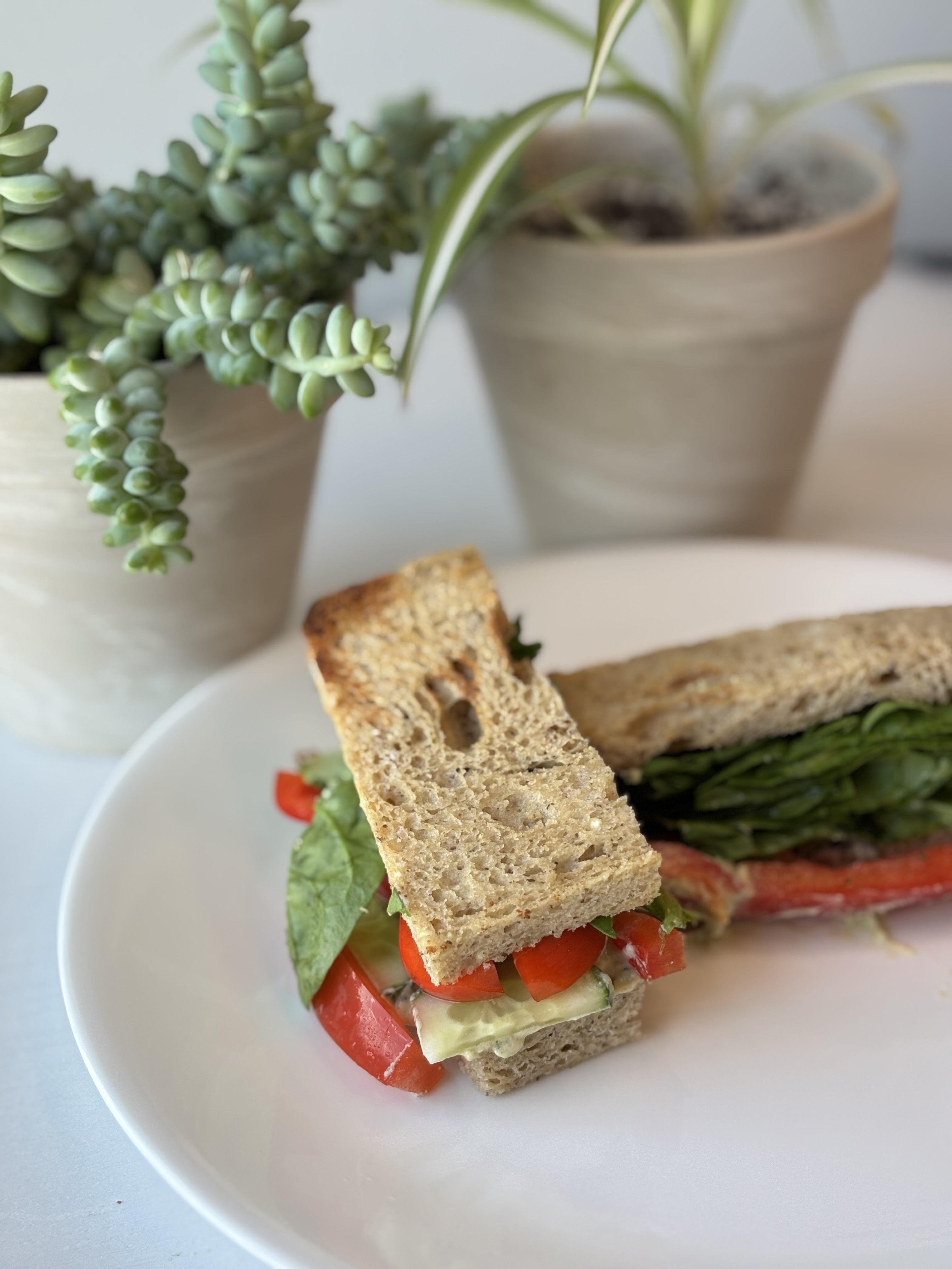 Fresh Vegan Garden Party Sandwiches Recipe