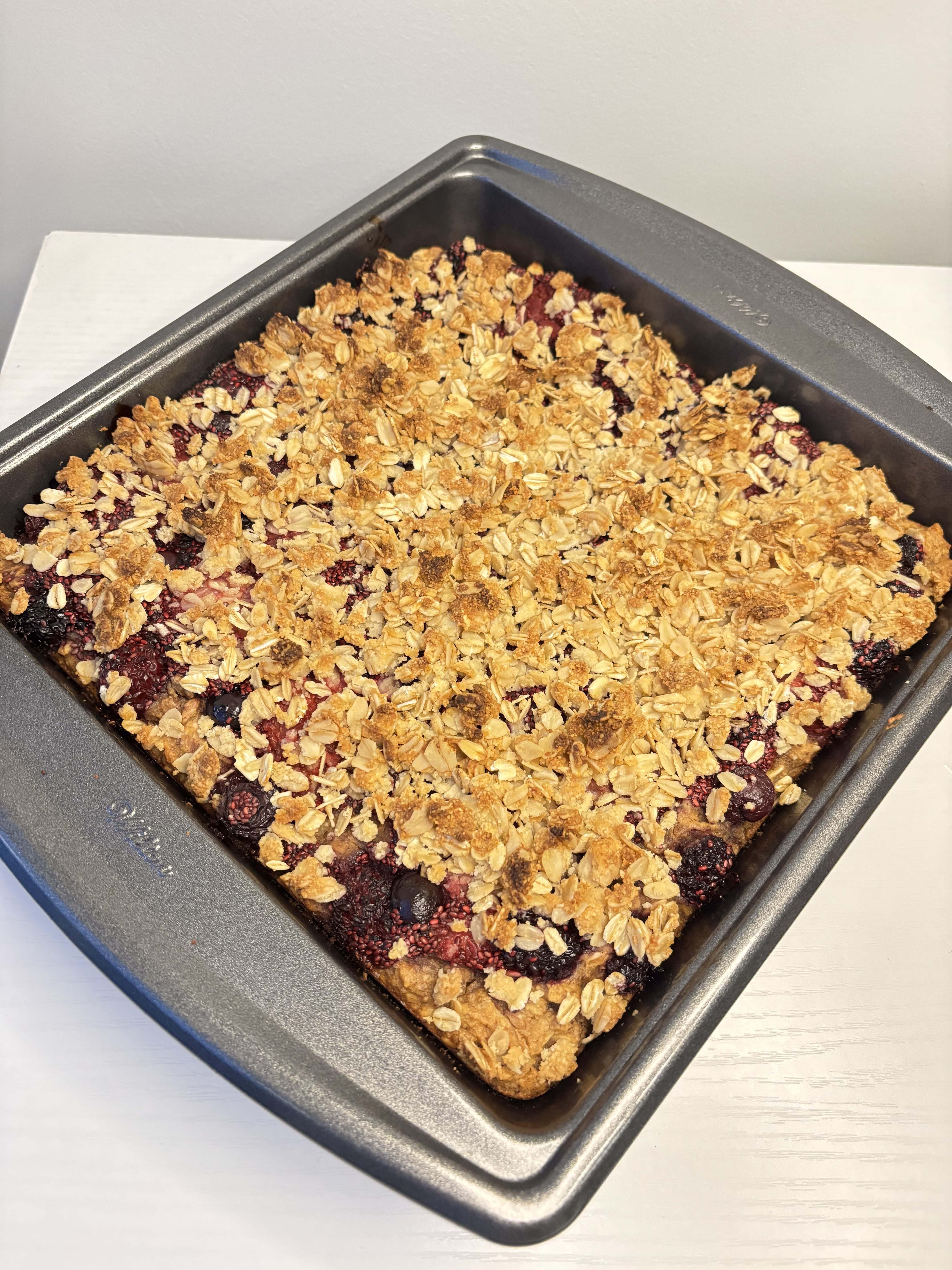 Protein-Packed Berry Crumble Recipe
